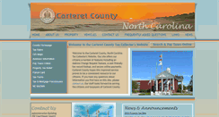Desktop Screenshot of carteretcountytax.com